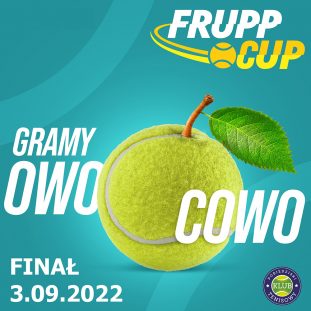 Plakat finału turnieju dla dzieci FRUPP Cup Celiko.