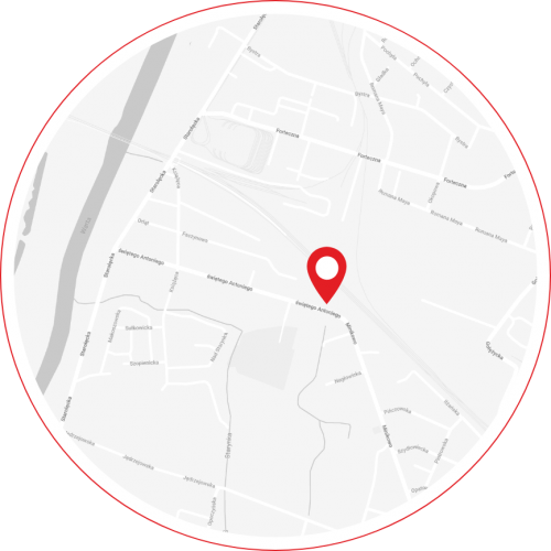 Mapa z siedzibą Celiko – kontakt przy ulicy św. Antoniego 71 w Poznaniu.